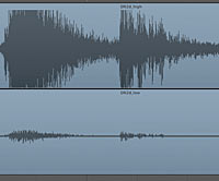 Dual recording prevents clipping